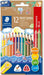 Staedtler Noris Jumbo kleurpotlood, etui van 10 + 2 gratis + slijper - OfficeTown