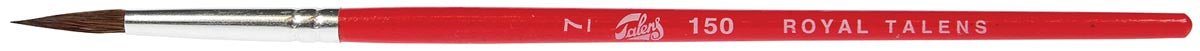 Talens aquarelpenseel 150 nr 07 met gemengd pony - en geitenhaar - OfficeTown