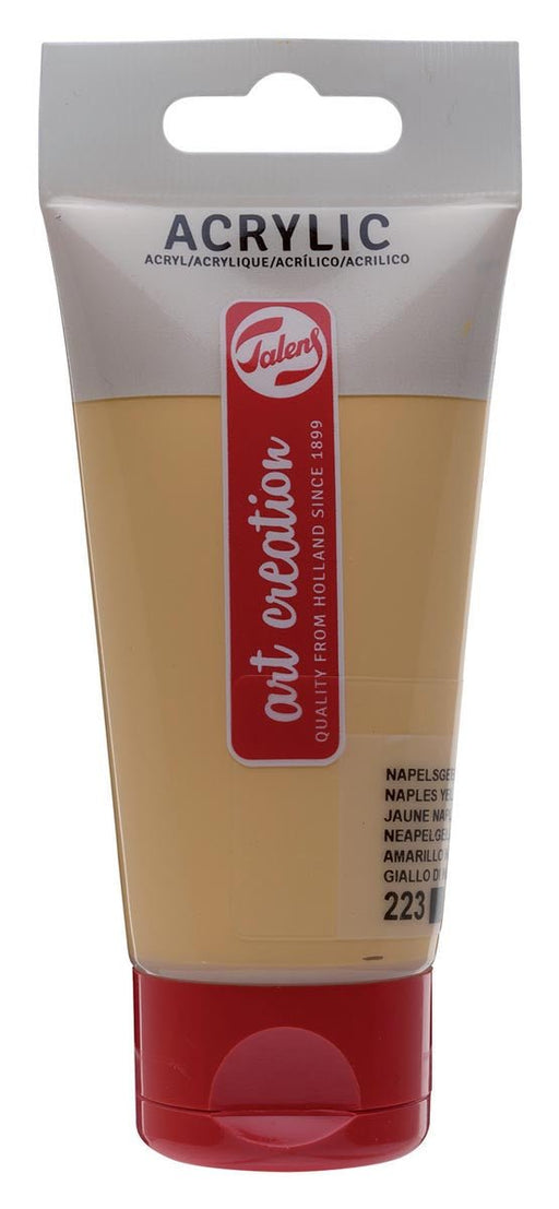 Talens Art Creation acrylverf tube van 75 ml, donker napelsgeel - OfficeTown