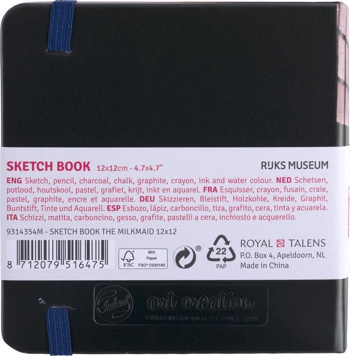 Talens Art Creation schetsboek, Het Melkmeisje, 12 x 12 cm - OfficeTown
