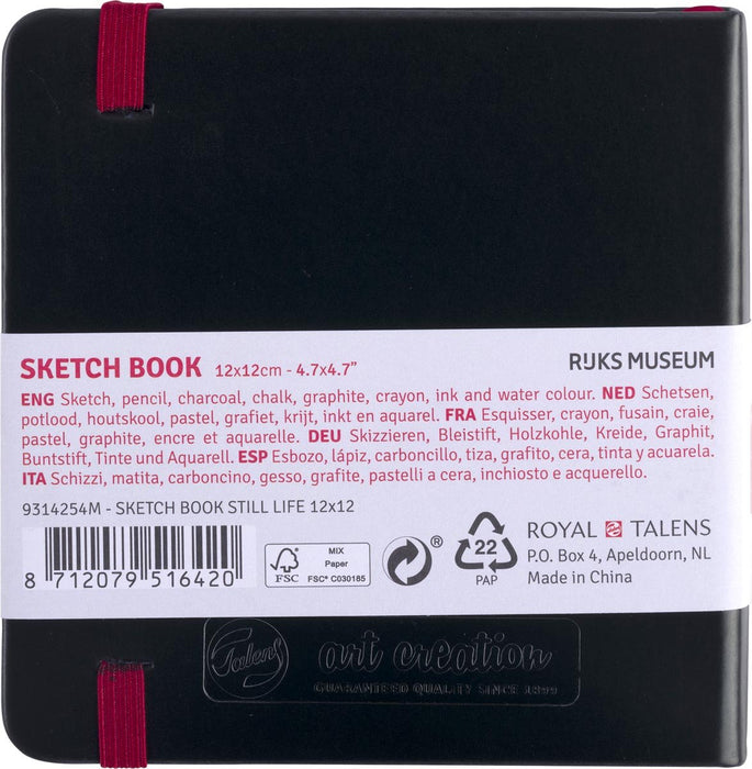 Talens Art Creation Schetsboek, Stilleven, 12 x 12 cm met 80 Vellen - OfficeTown