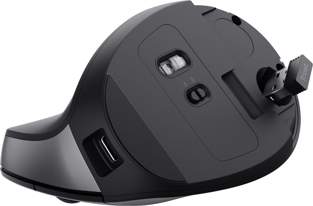Trust Bayo II draadloze ergonomische muis, voor rechtshandigen - OfficeTown