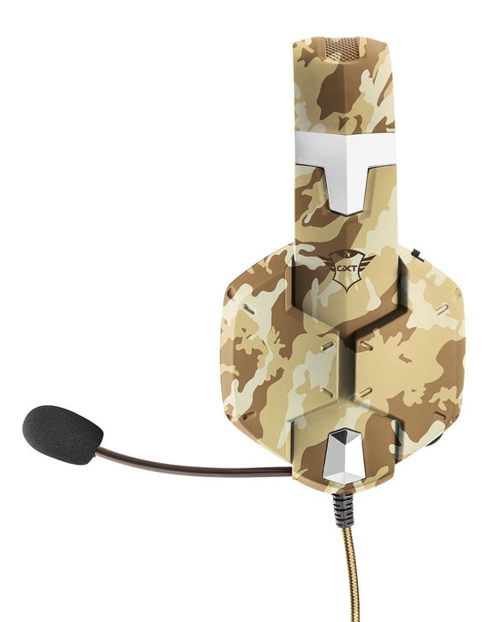 Trust GXT 322D Carus Gaming Headset, woestijn camo - OfficeTown