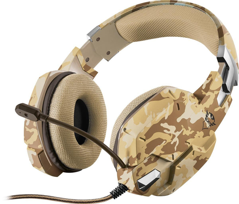 Trust GXT 322D Carus Gaming Headset, woestijn camo - OfficeTown