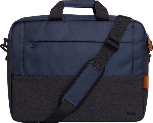 Trust Laptoptas Lisboa voor 16 inch laptops, blauw met schokbestendig hoofdcompartiment - OfficeTown
