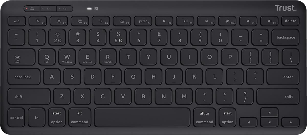 Trust Lyra Eco draadloos toetsenbord met qwerty - indeling - OfficeTown