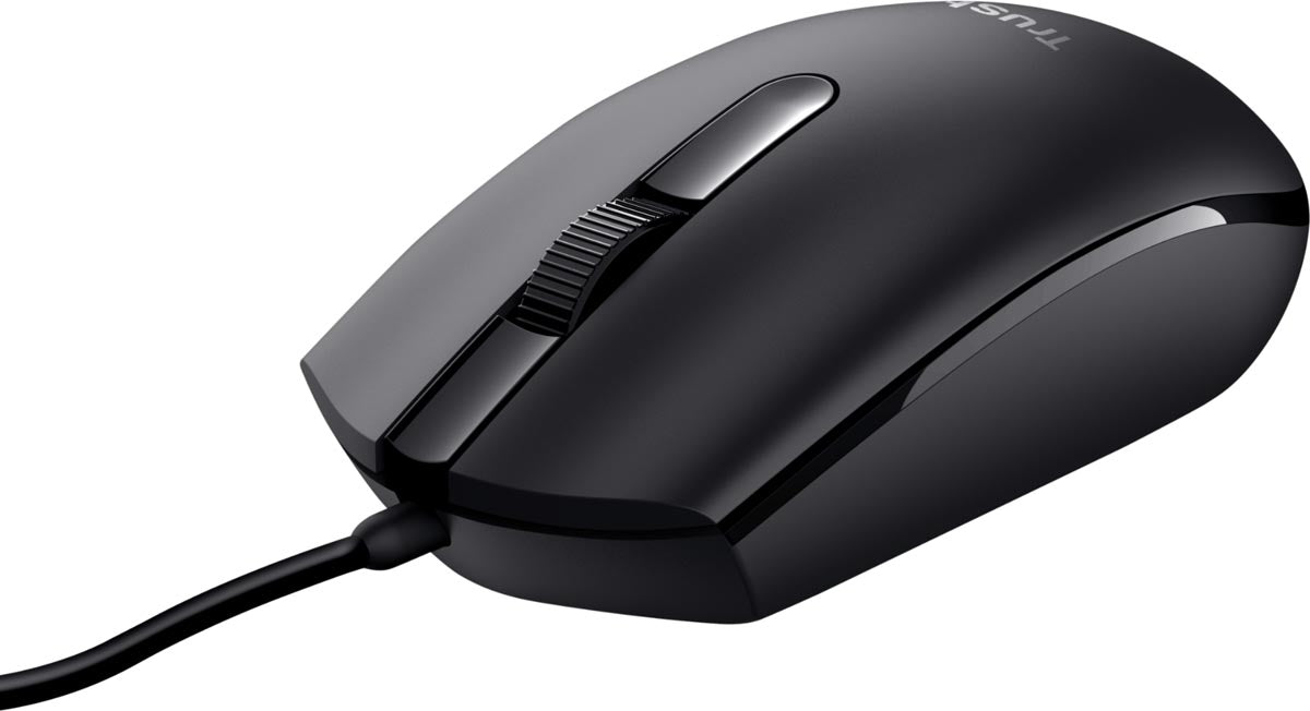 Trust muis TM - 101 Eco, zwart - OfficeTown
