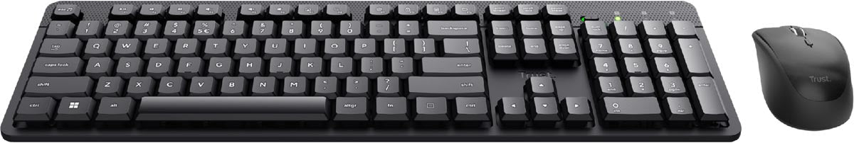 Trust Ody II draadloos stil toetsenbord en muis, azerty: - OfficeTown