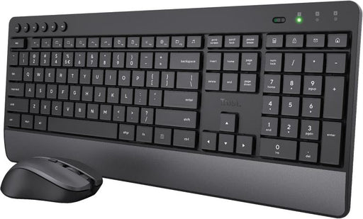Trust Trezo draadloze deskset, uit gerecycleerd kunststof, azerty - OfficeTown