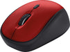 Trust YVI+ draadloze muis Eco, rood met opbergbare micro - USB - ontvanger - OfficeTown
