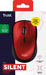 Trust YVI+ draadloze muis Eco, rood met opbergbare micro - USB - ontvanger - OfficeTown