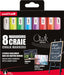 Uni - ball krijtmarker, ronde punt 1,8 - 2,5 mm, etui van 8 stuks, assorti - OfficeTown