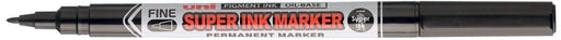 Uni - ball permanente marker Super Ink zwart 12 stuks - OfficeTown