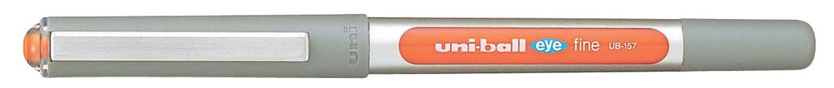 Uni - ball roller Eye Fine en Micro Fine, schrijfbreedte 0,5 mm, punt 0,7 mm, oranje - OfficeTown