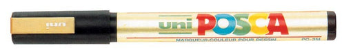 uni - ball Verf Marker op Waterbasis Posca PC - 3M Goud - OfficeTown