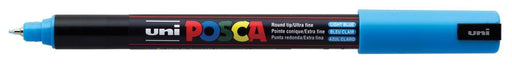 uni - ball Verfstift op Waterbasis Posca PC - 1MR Lichtblauw met 0,7 mm Punt - OfficeTown