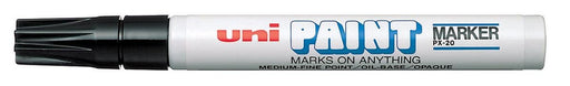 Uni Paint Marker PX - 20 zwart - OfficeTown