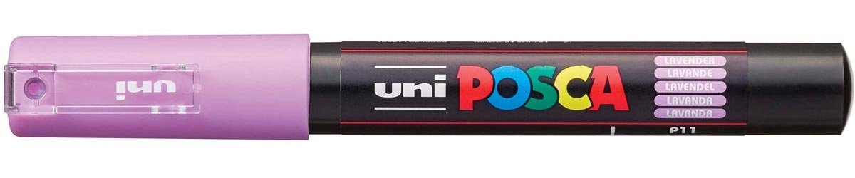 Uni POSCA paintmarker PC - 1MC, 0,7 mm, lavendel - OfficeTown