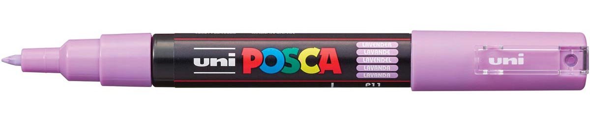 Uni POSCA paintmarker PC - 1MC, 0,7 mm, lavendel - OfficeTown