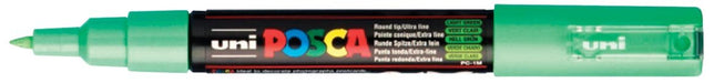 Uni POSCA verfstift PC - 1MC, 0,7 mm, lichtgroen - OfficeTown