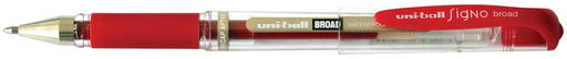 Uniball roller Signo Breed, 0,65 mm, rood 12 stuks - OfficeTown