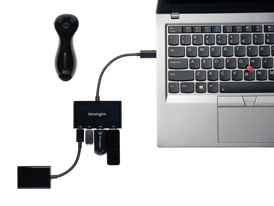 USB - C Hub 4 - poorts CH1000 van Kensington - OfficeTown