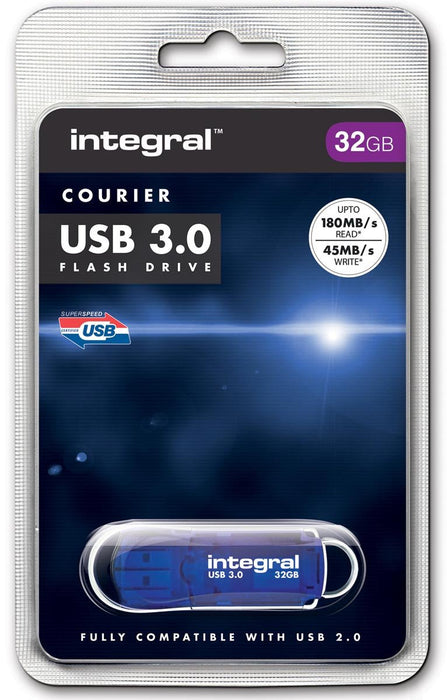USB - stick 3.0 van Integral COURIER, 32 GB - OfficeTown