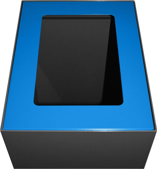 V - Part afvalbak deksel voor modulaire afvalbak 60 l, blauw - OfficeTown
