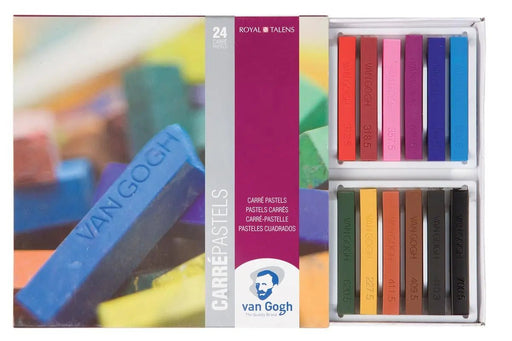Van Gogh droge pastels, doos met 24 pastels - OfficeTown