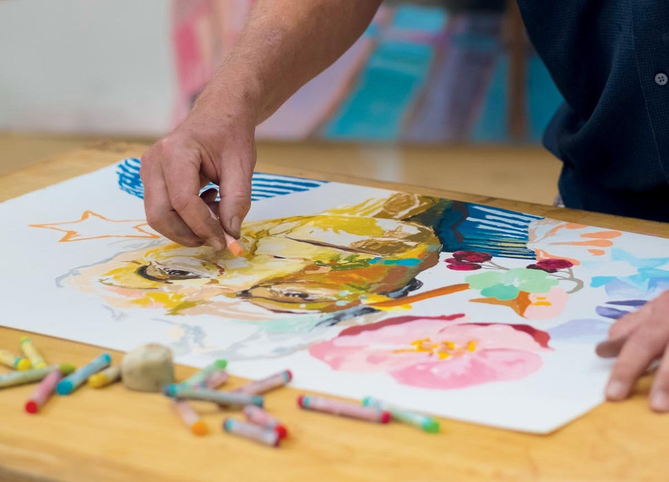 Van Gogh oliepastel starterset, doos met 12 pastels - OfficeTown