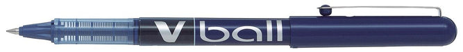 Vloeibare - inkt rollerbal Vball 05, blauw met metalen punt - OfficeTown
