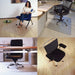 Vloermat van Floortex Cleartex Ultimat, voor harde vloeren, rechthoekig, afmetingen 120 x 134 cm - OfficeTown