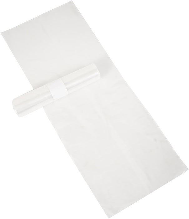 Vuilniszak ft 60 x 80 x 0.02 cm, transparant, HDPE, 20 x rol van 20 stuks - OfficeTown