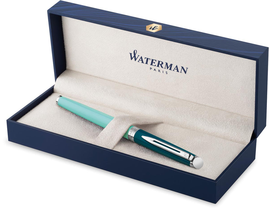 Waterman Hémisphère Colour Blocking vulpen, medium punt, Green CT - OfficeTown