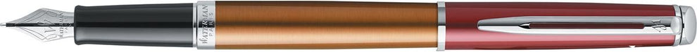 Waterman vulpen met fijne punt Hémisphère Vermillon met palladium details - OfficeTown
