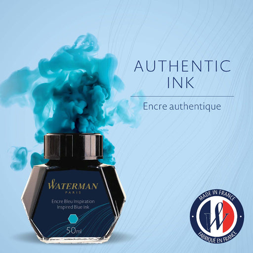 Waterman vulpeninkt 50 ml, blauw (Inspired) - OfficeTown