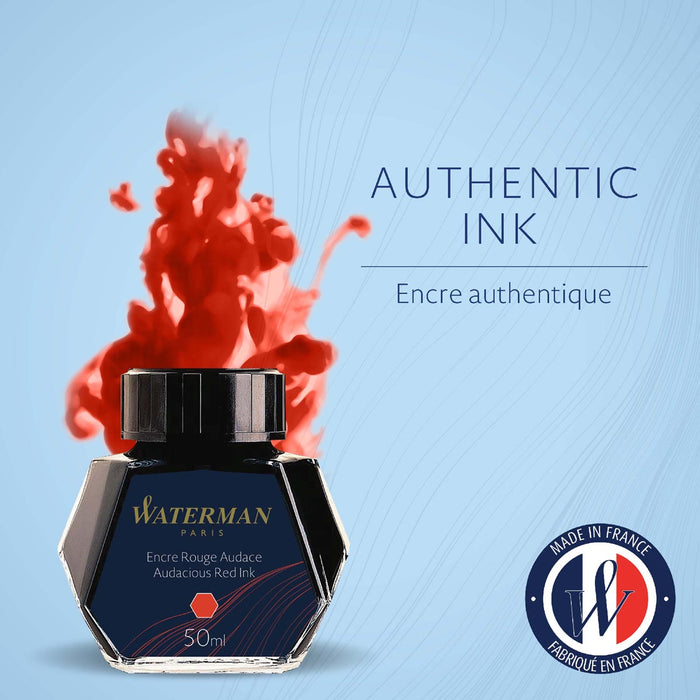 Waterman vulpeninkt 50 ml, rood (Audacious) - OfficeTown