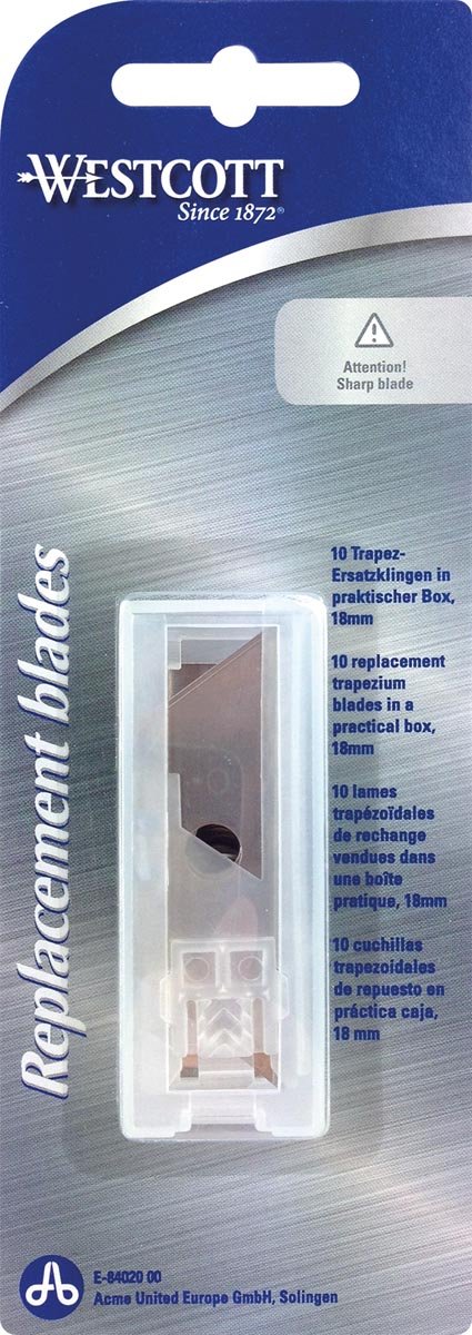 Westcott snijmesjes voor verschillende cutters, 10 stuks - OfficeTown