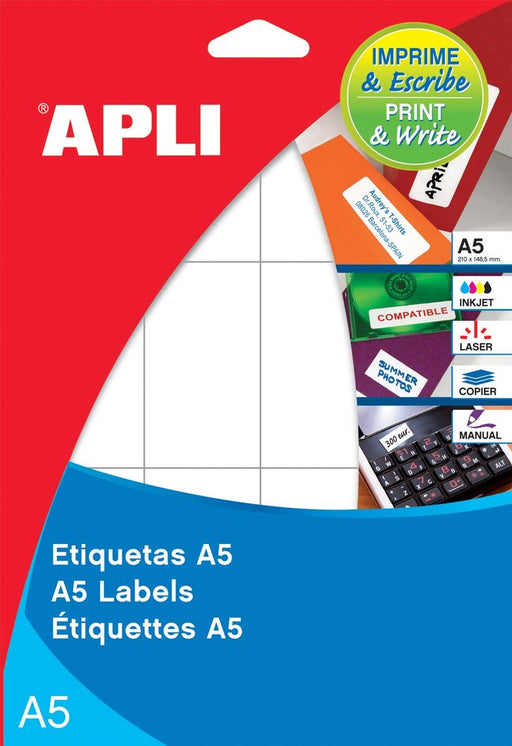 Witte etiketten Print & Write Apli ft 36 x 82 mm, 120 stuks (1876) - OfficeTown