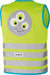 Wowow Crazy Monster Jas fluohesje, groen S (kind) - OfficeTown