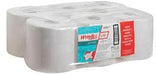 Wypall reinigingsdoeken L10, 1 - laags, 6 rollen, 525 doeken, wit - OfficeTown