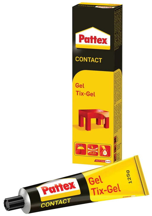 Pattex contactlijm Tix-Gel, tube van 125 g, op blister 12 stuks, OfficeTown