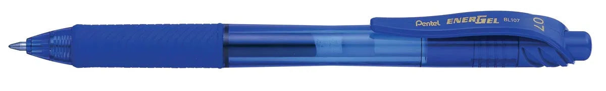 Pentel Roller Energel-X BL107 in blauw met 0,7 mm schrijfbreedte