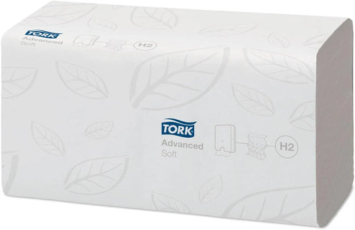 Tork Xpress Advanced handdoek 2-laags, systeem H2, wit, pak van 21 stuks, OfficeTown