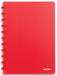 Atoma Trendy schrift, ft A4, 144 bladzijden, geruit 5 mm, transparant rood 10 stuks, OfficeTown